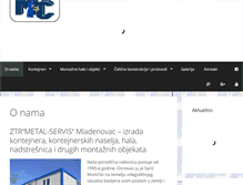 Tablet Screenshot of metalservis-saric.rs